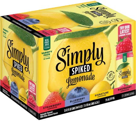 Simply Beverages Spiked Lemonade Variety 12 pack Can