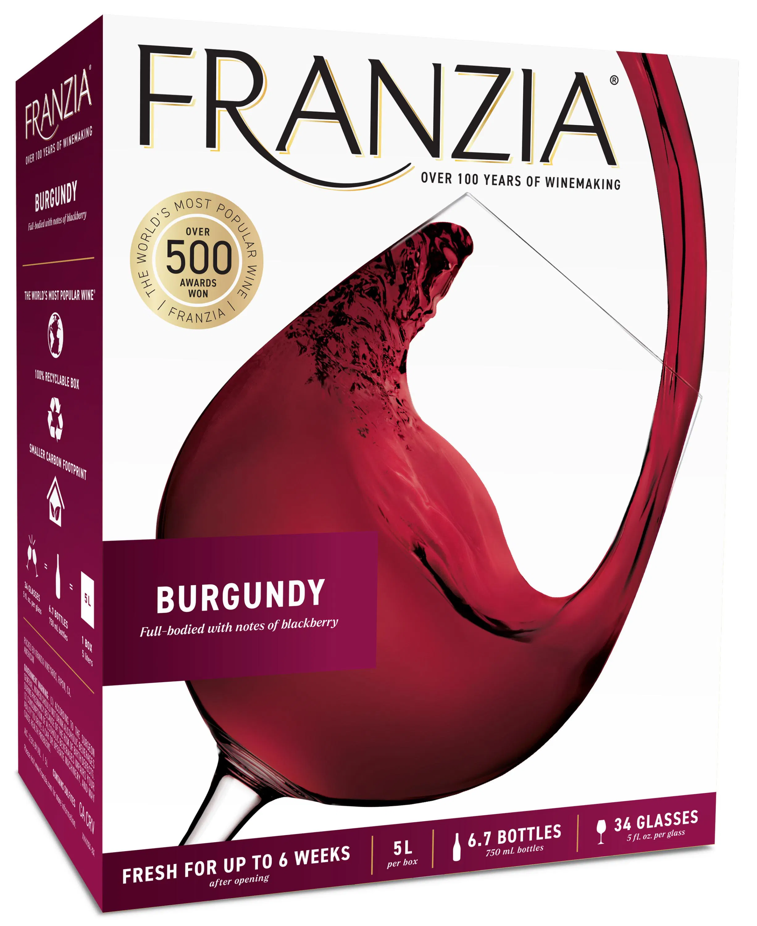 Franzia Burgundy 5L Box - Vine Republic