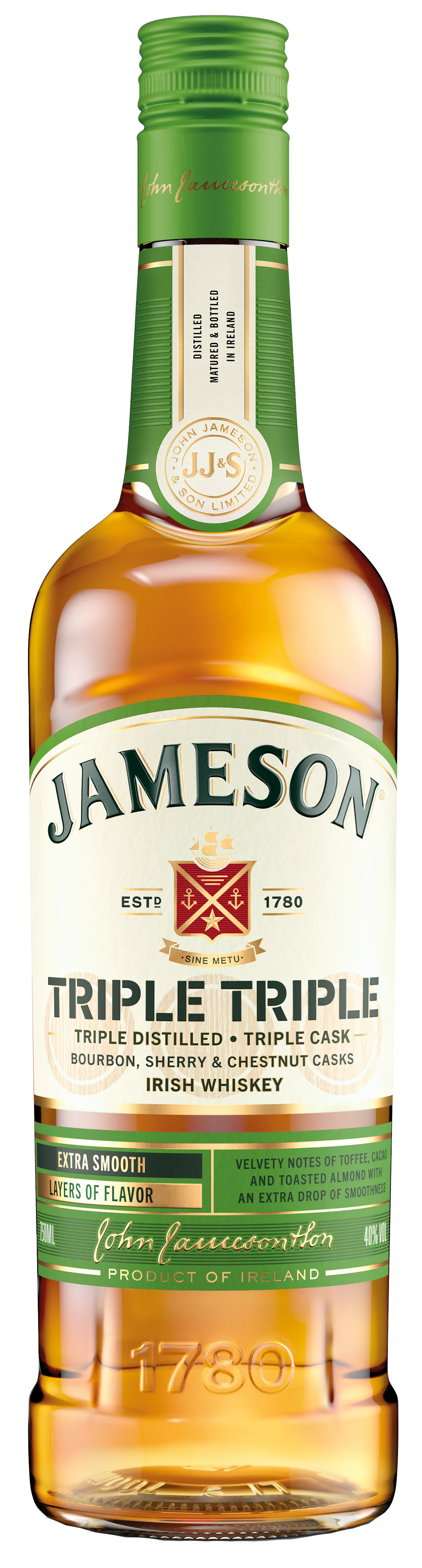 Jameson Triple Triple Irish Whiskey 750ml - Liquors Inc.