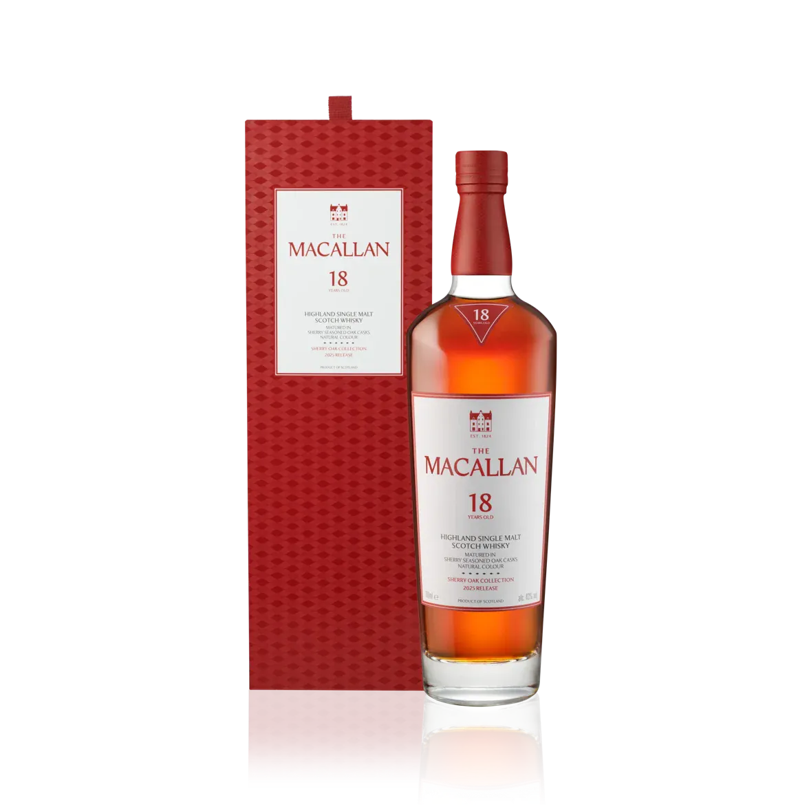 Macallan Sherry Oak Single Malt Scotch Whisky 18 year old 750ml