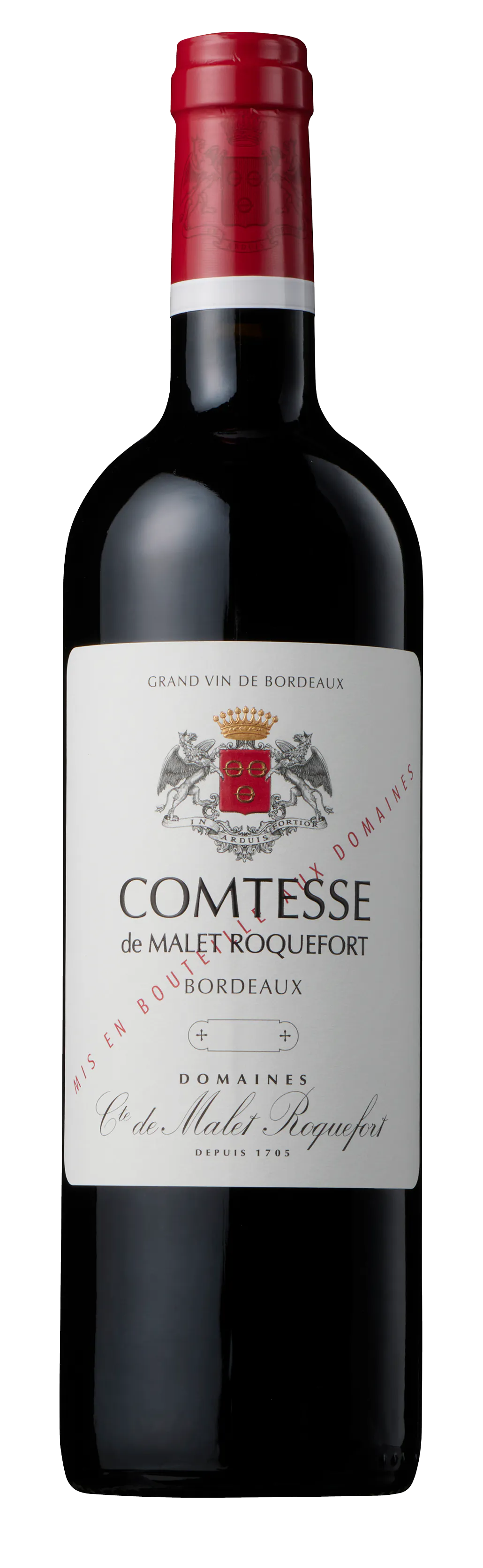 Comtesse De Malet Roquefort Bordeaux 2021 750ml - Liquors Inc.