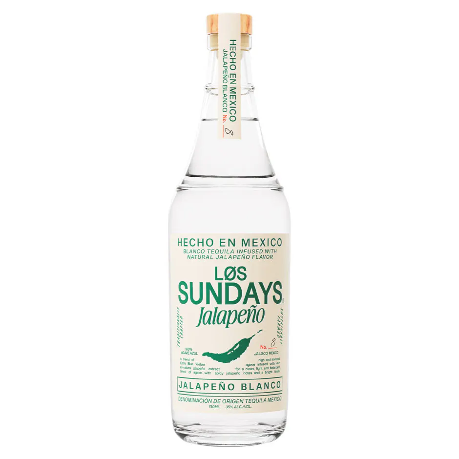 Los Sundays Tequila Jalapeño Blanco Tequila 750ml