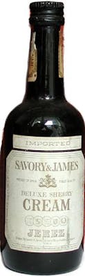 Savory & James Cream - Deluxe Quality Sherry - 750ML