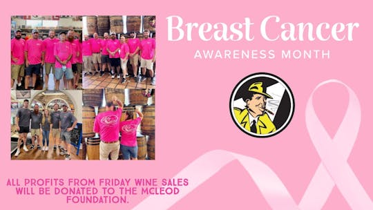 Micky Finn's Pink Out For Breast Cancer Awareness Campaign Raises Money For McLeod Foundation Throughout October