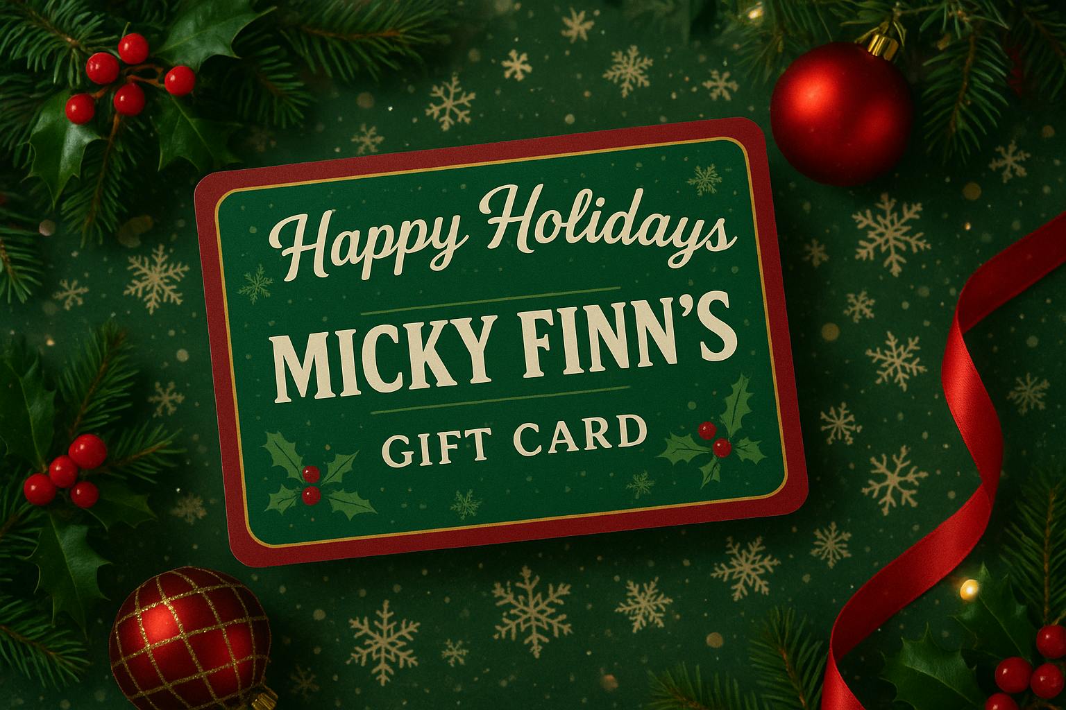 Christmas At Micky Finn's