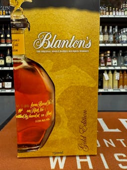 Blanton's Gold Barrel Pick Now Available At Micky Finn's