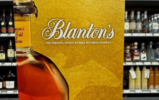 Blanton's Gold Barrel Pick Now Available At Micky Finn's