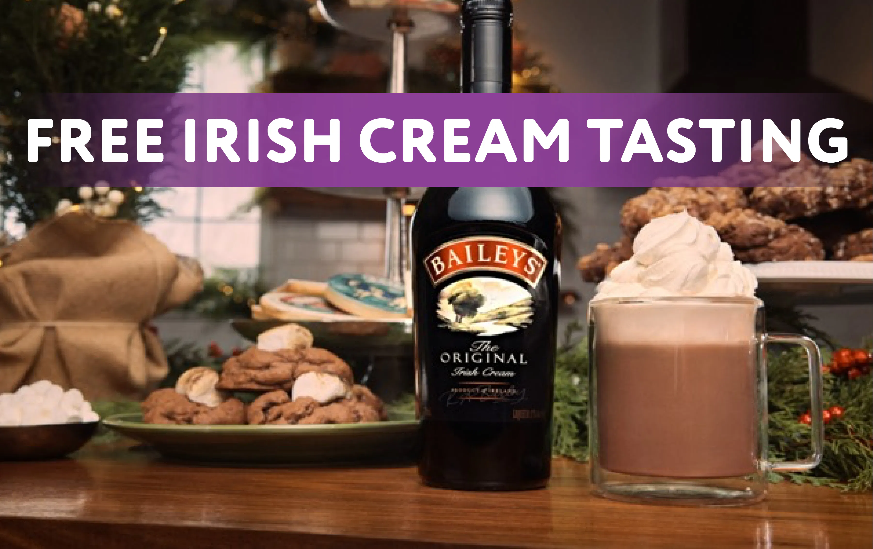 FREE Bailey's Irish Cream Tasting