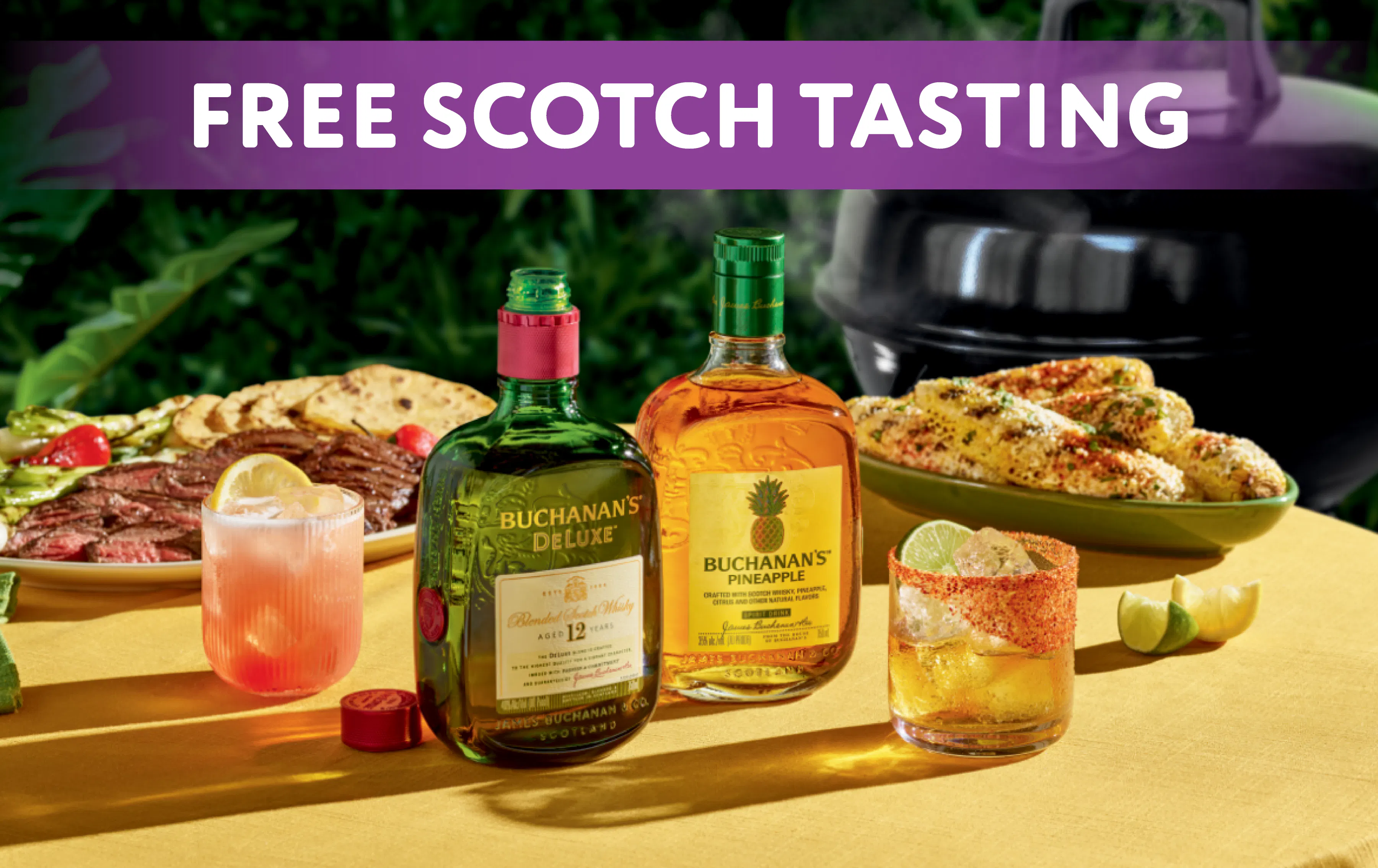 FREE Buchanan's Scotch Tasting