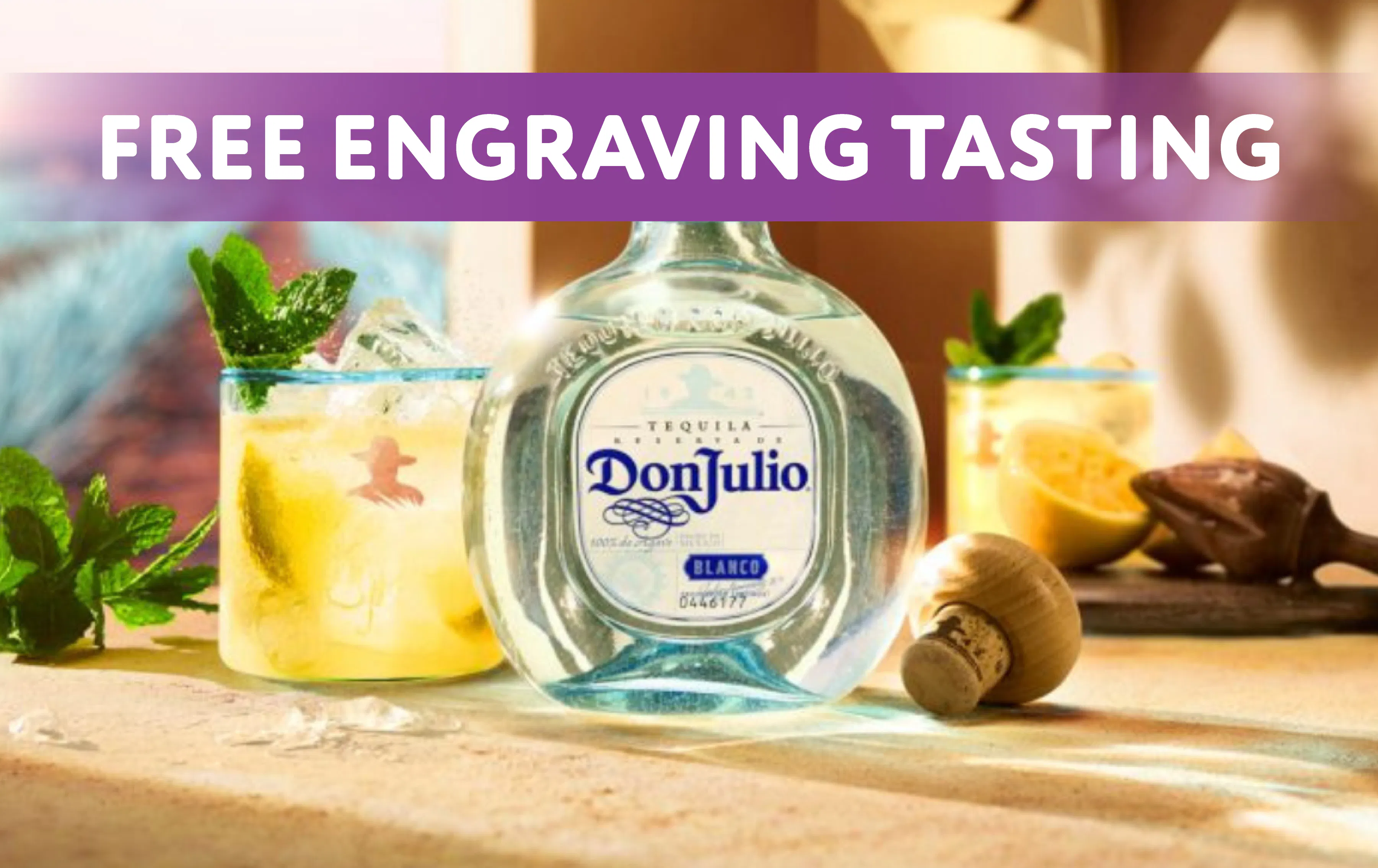 FREE Don Julio Engraving Event