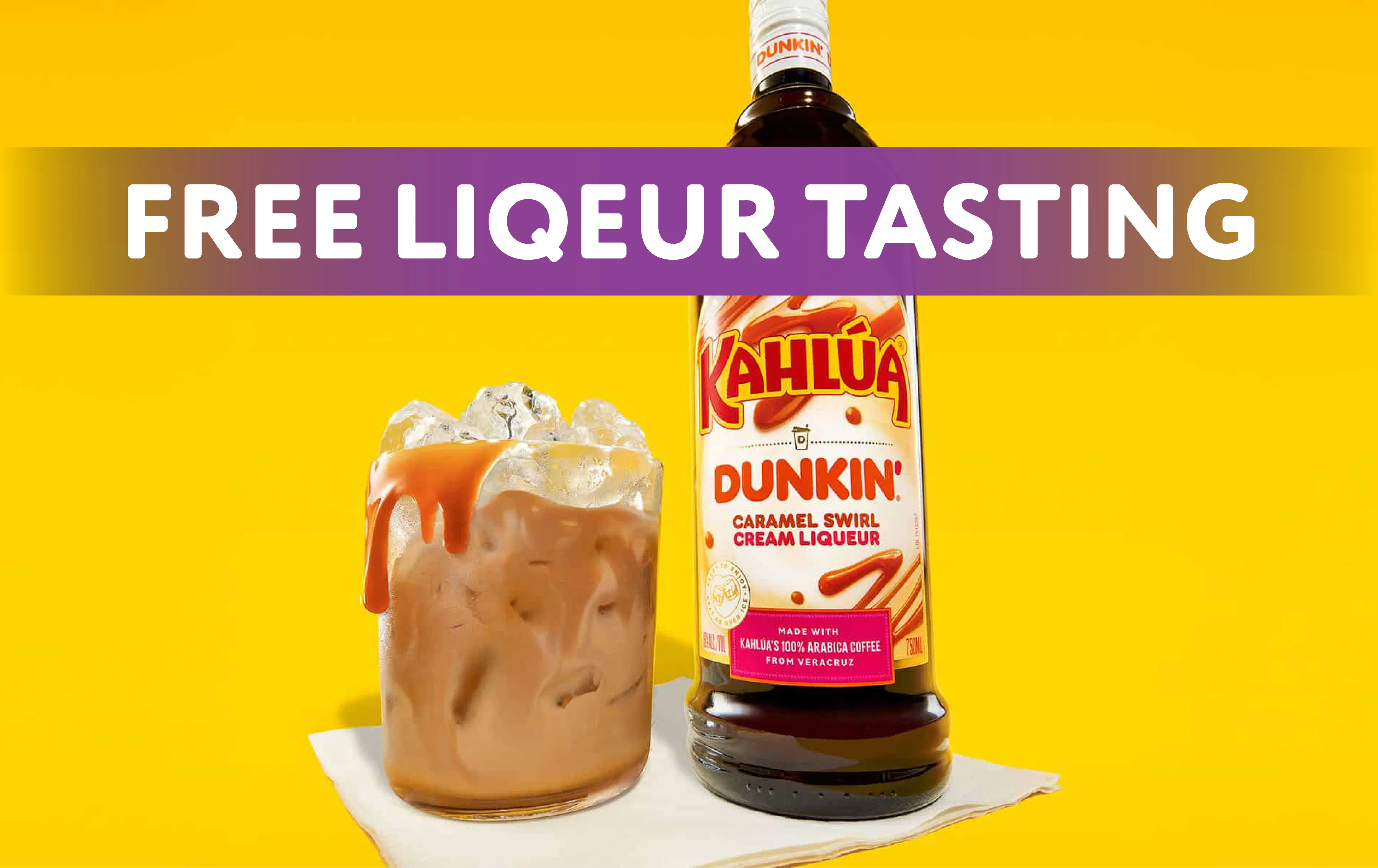 FREE Kahlua Dunkin + Normal Cream Tasting