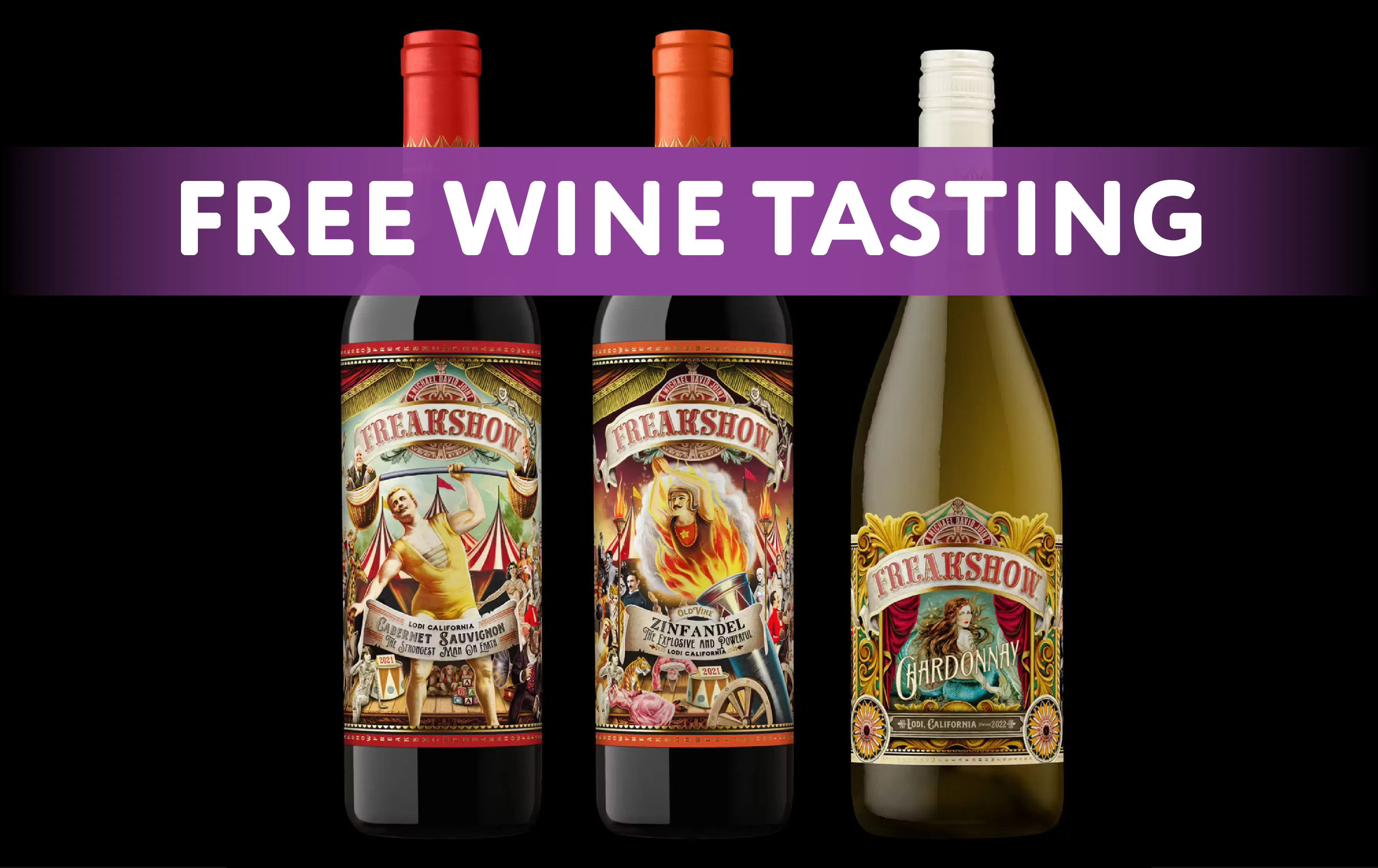 FREE Freakshow Wine Tasting