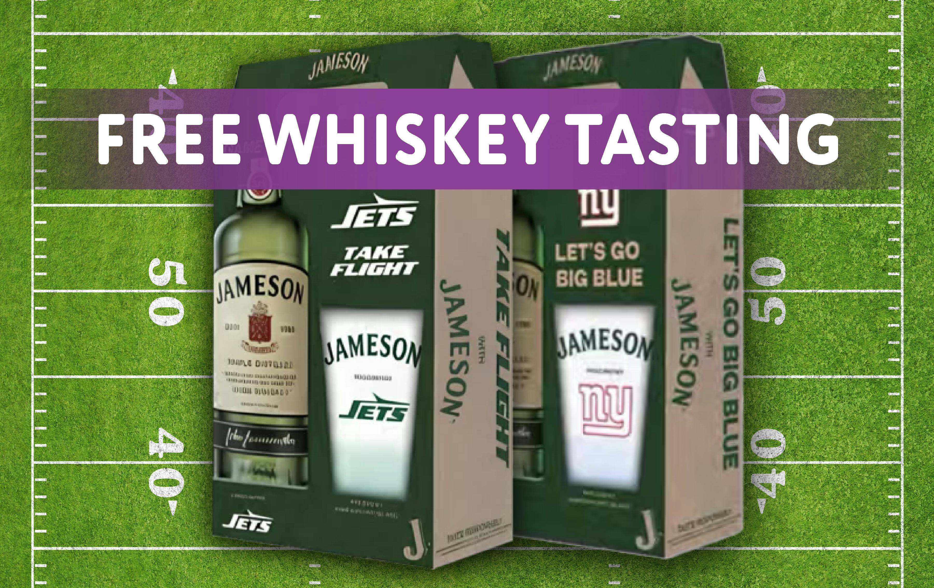 FREE Jameson NFL Pack Tasting