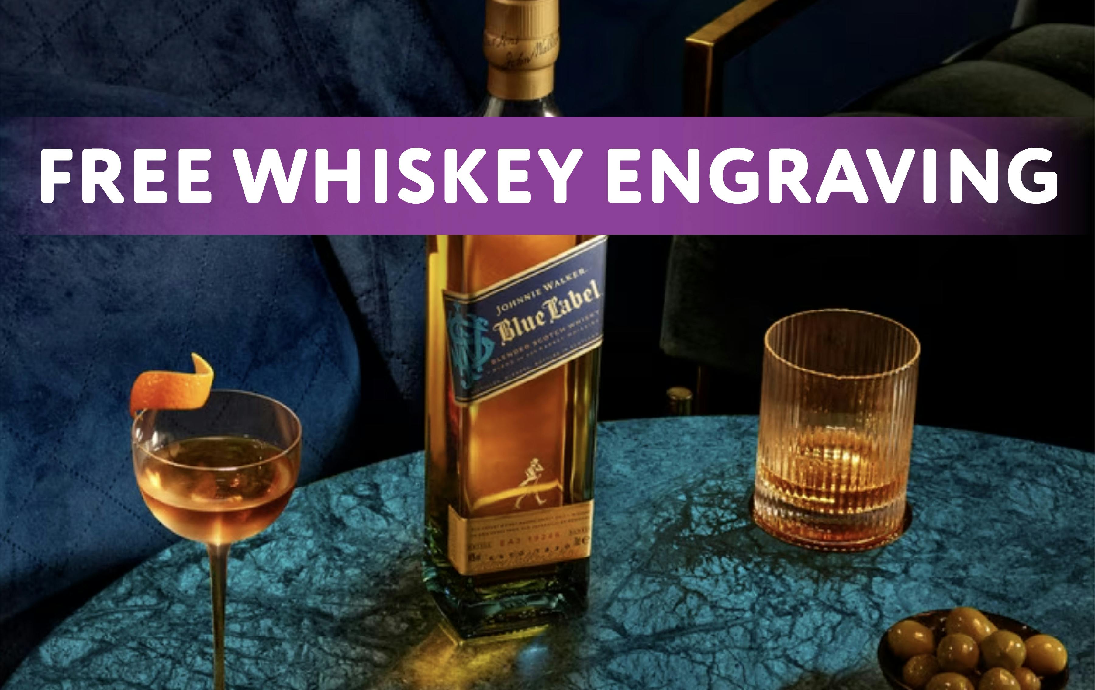FREE Johnnie Walker Blue Engraving Event