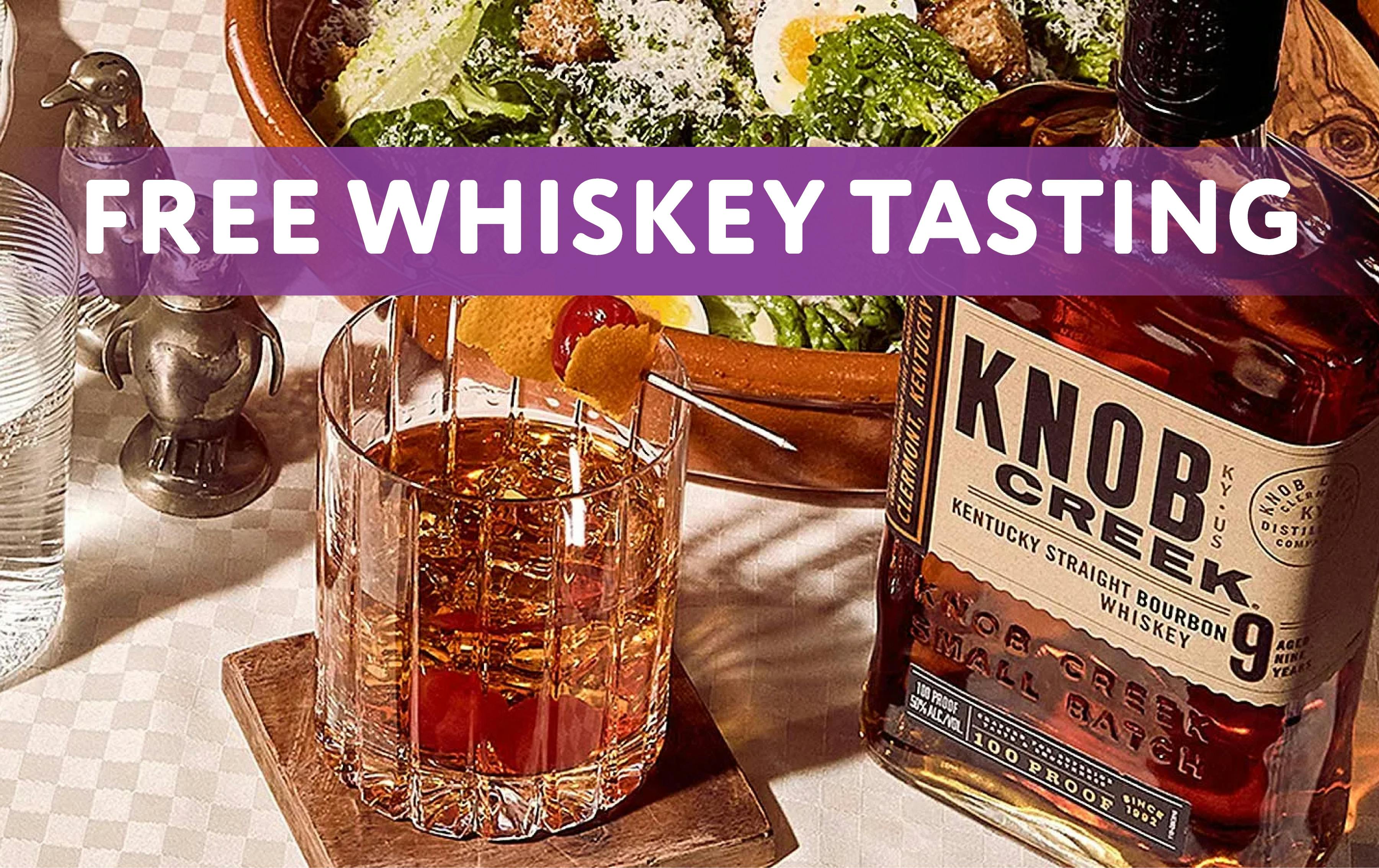FREE Knob Creek Cocktail Tasting