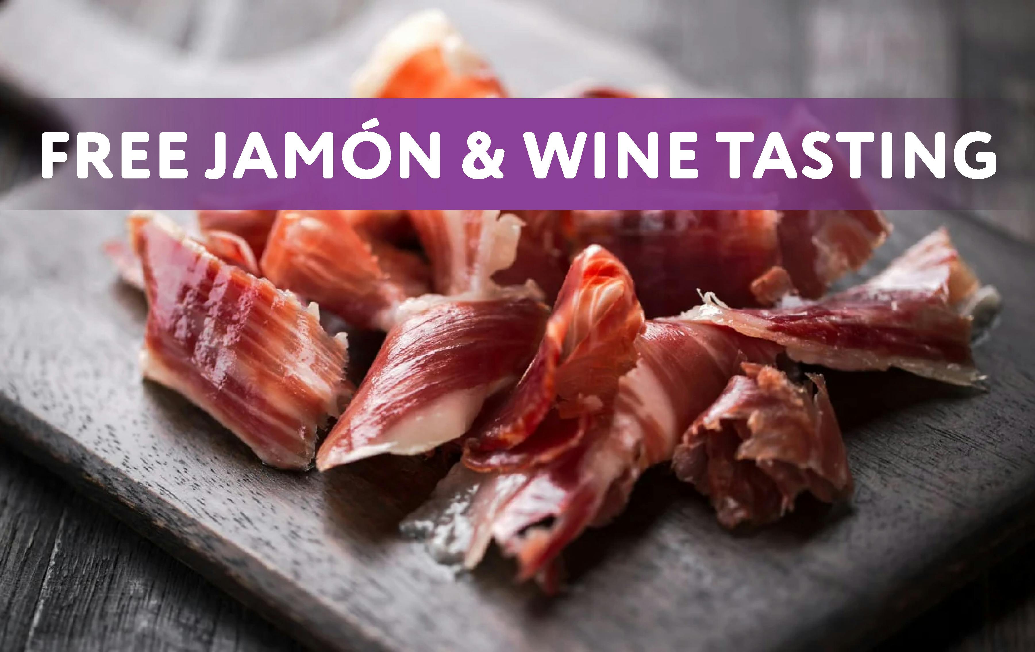 FREE Langley Jamón & Spanish Wine tasting