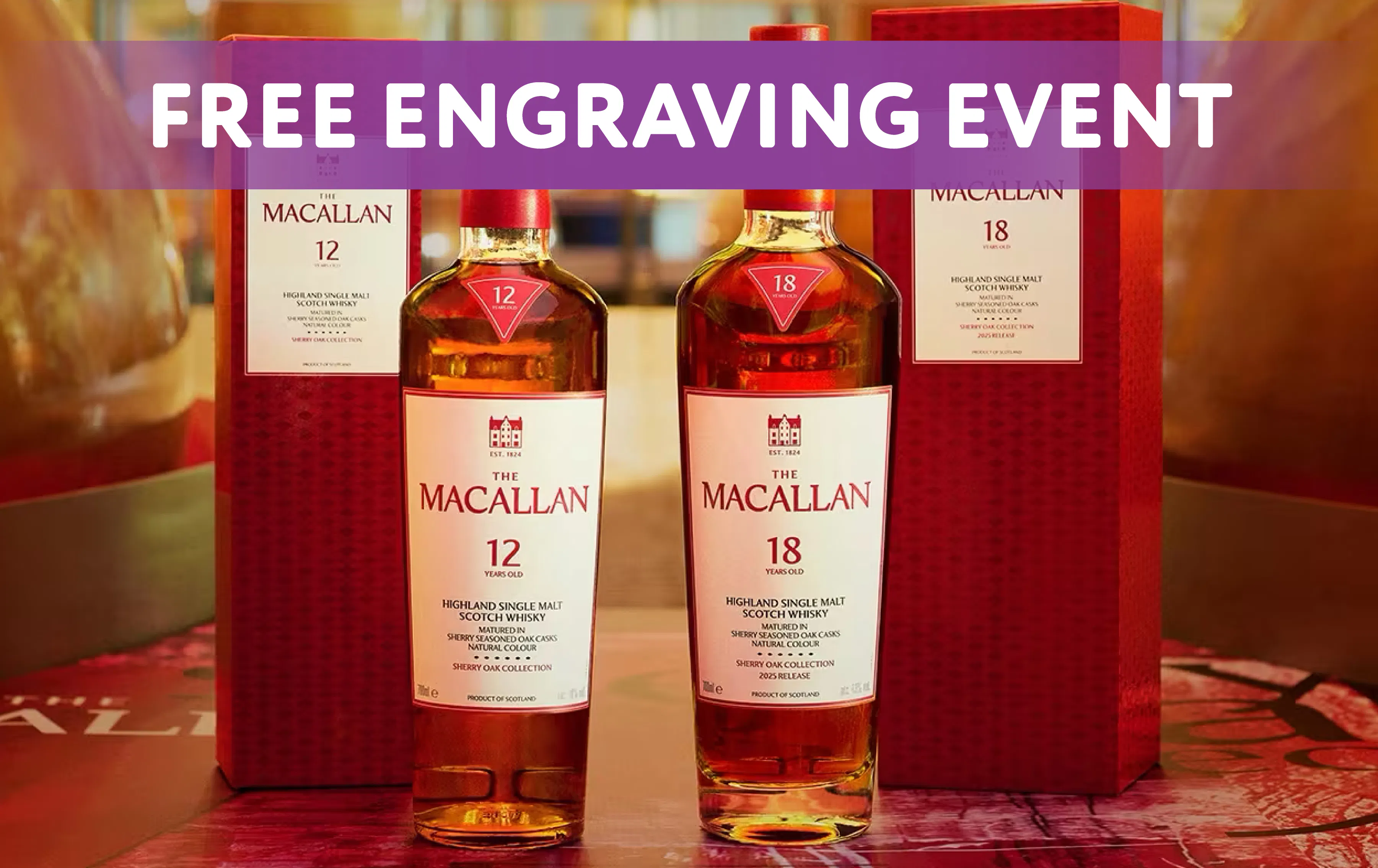 FREE Macallan Engraving Event!