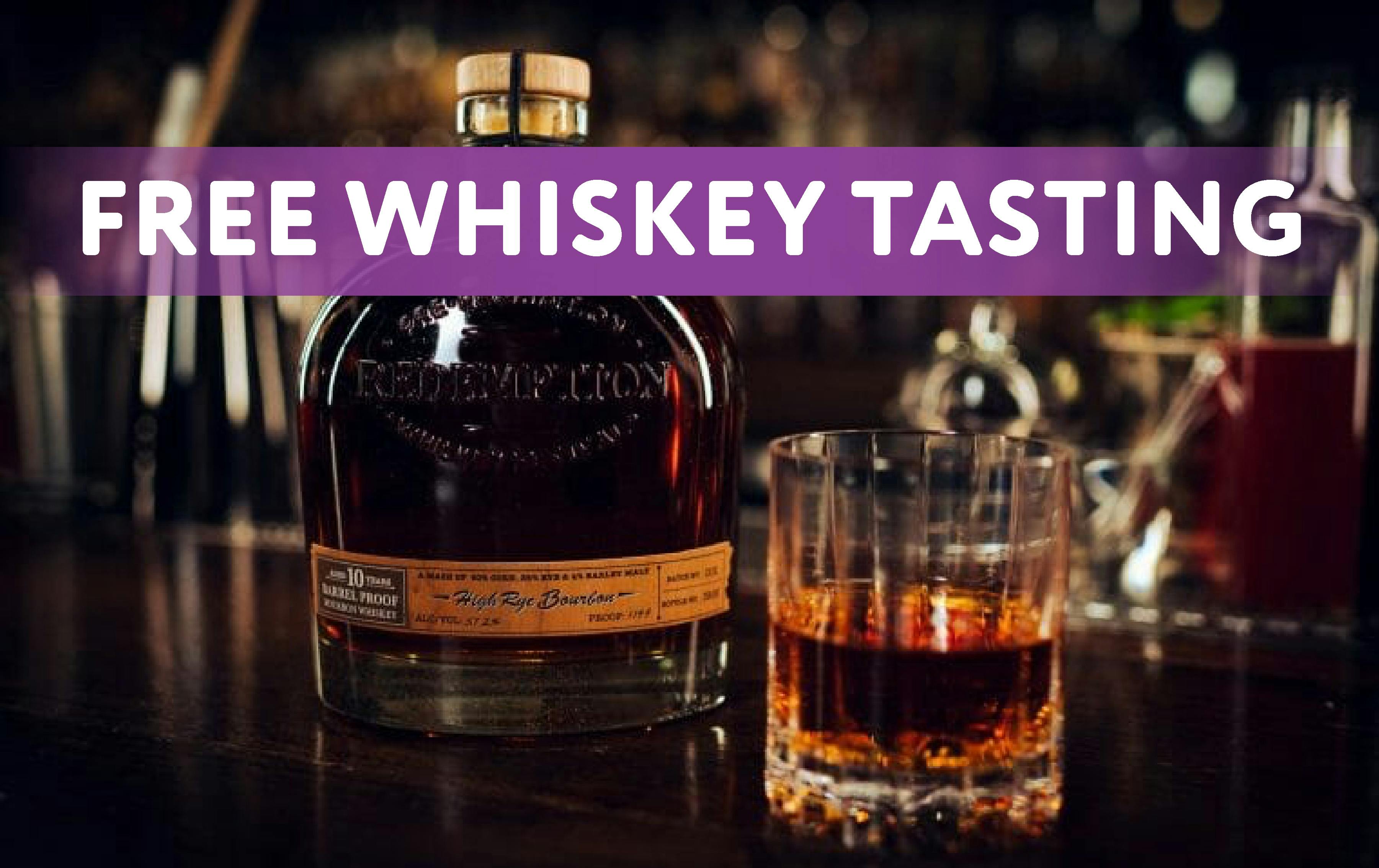 FREE Redemption Whiskey Fall Tasting