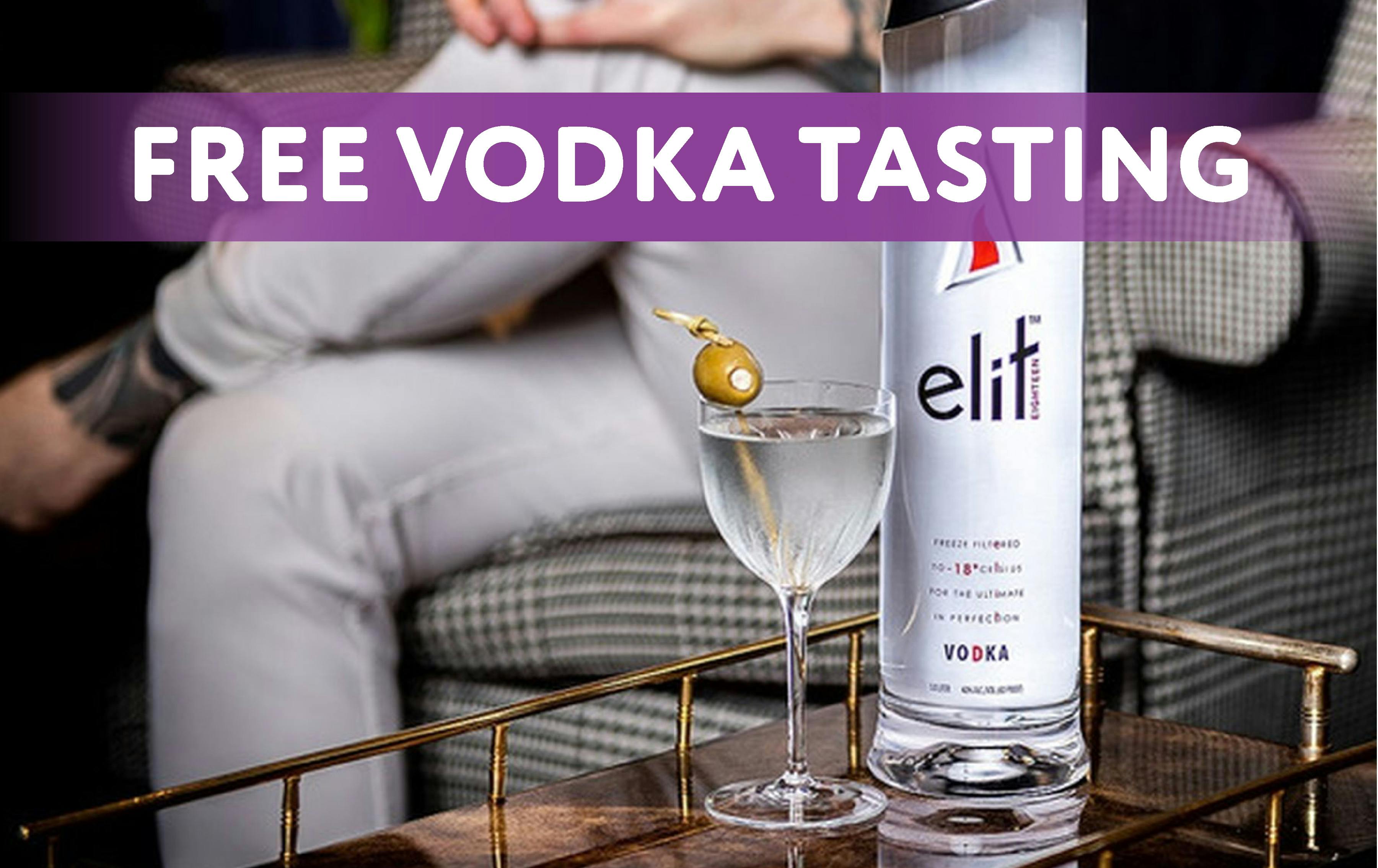 FREE Stoli Elit Tasting