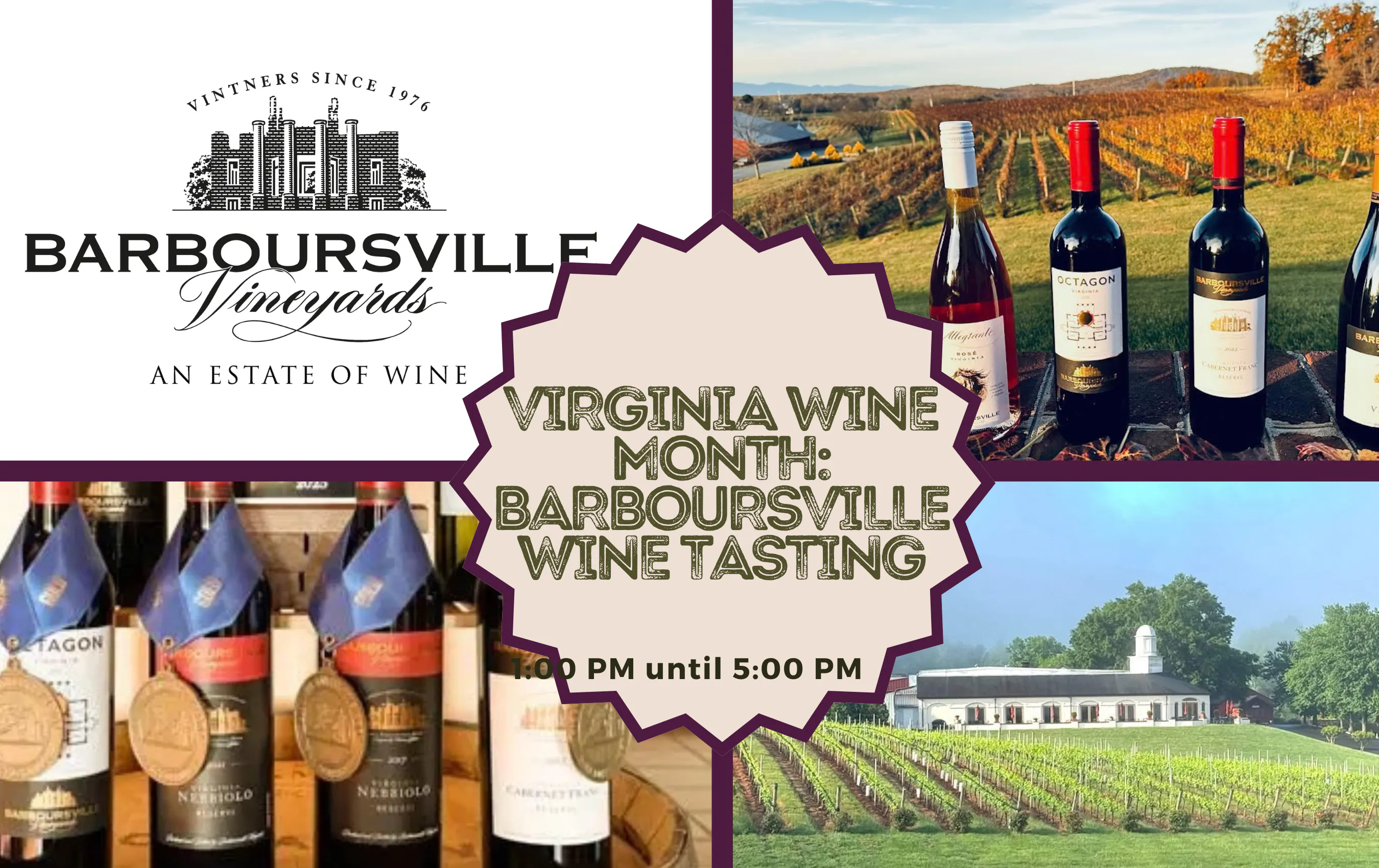 Virginia Wine Month Tasting: Barboursville Vineyards