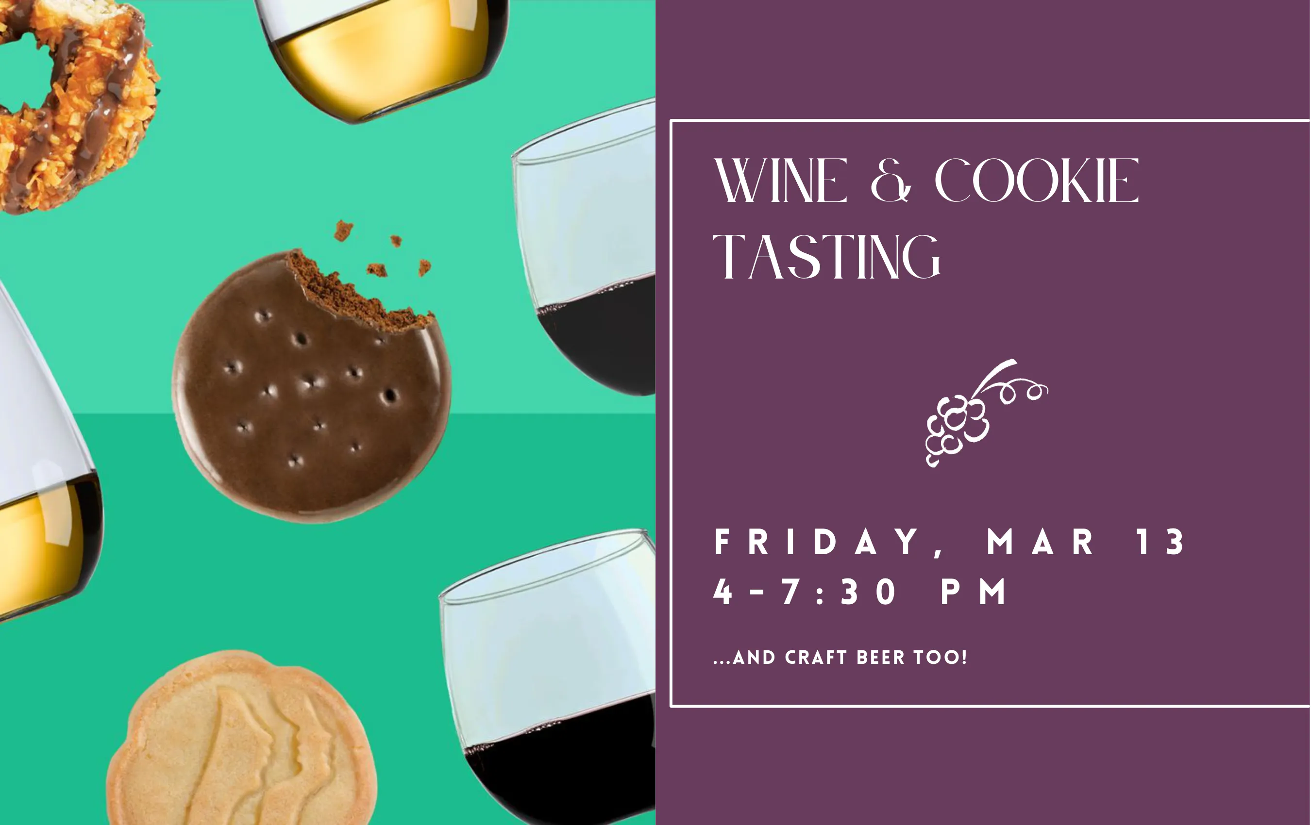 Friday Tasting: Cookies & Italian Wines (and craft beer too!)