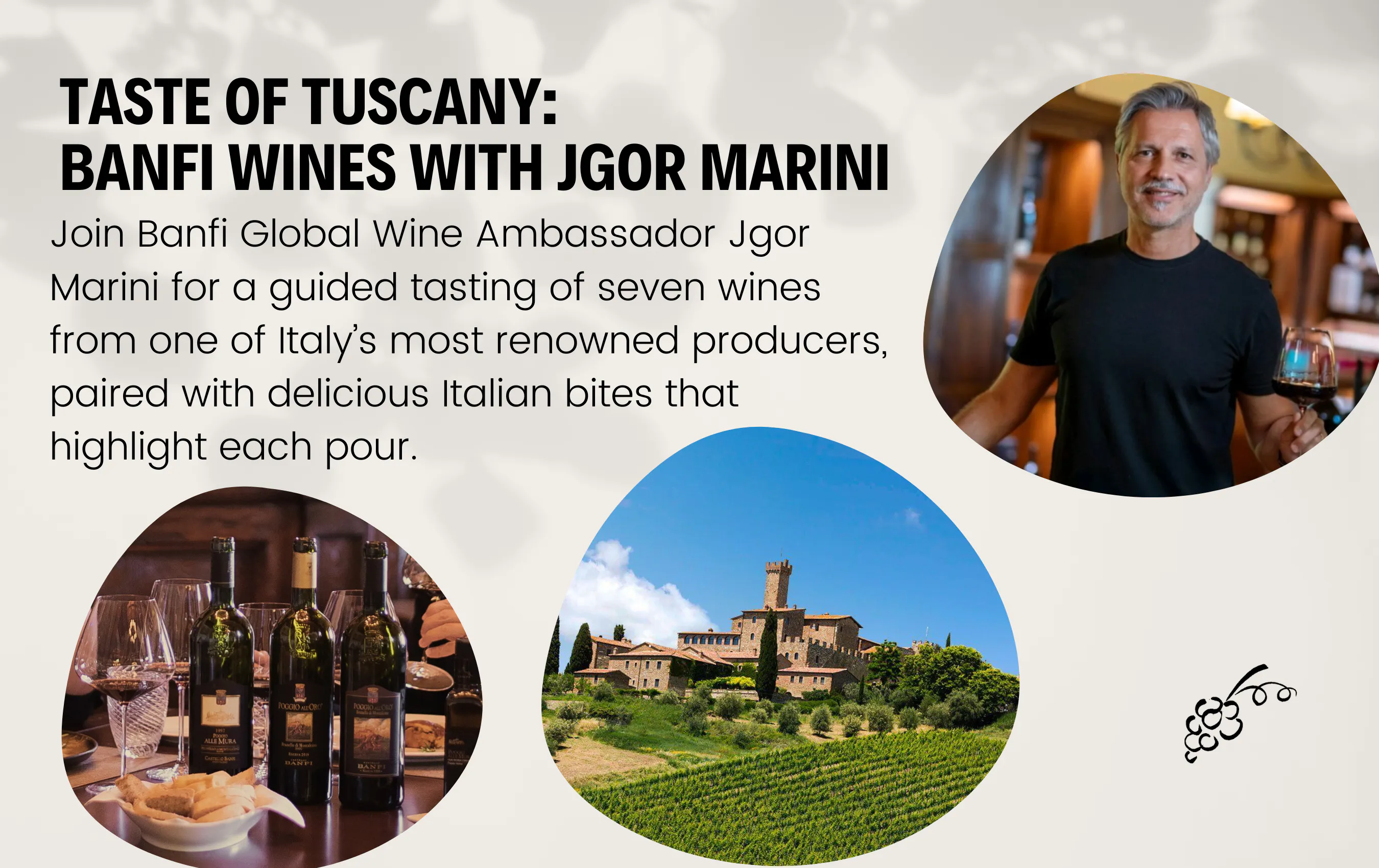 Taste of Tuscany: Banfi Wines w/ Jgor Marini
