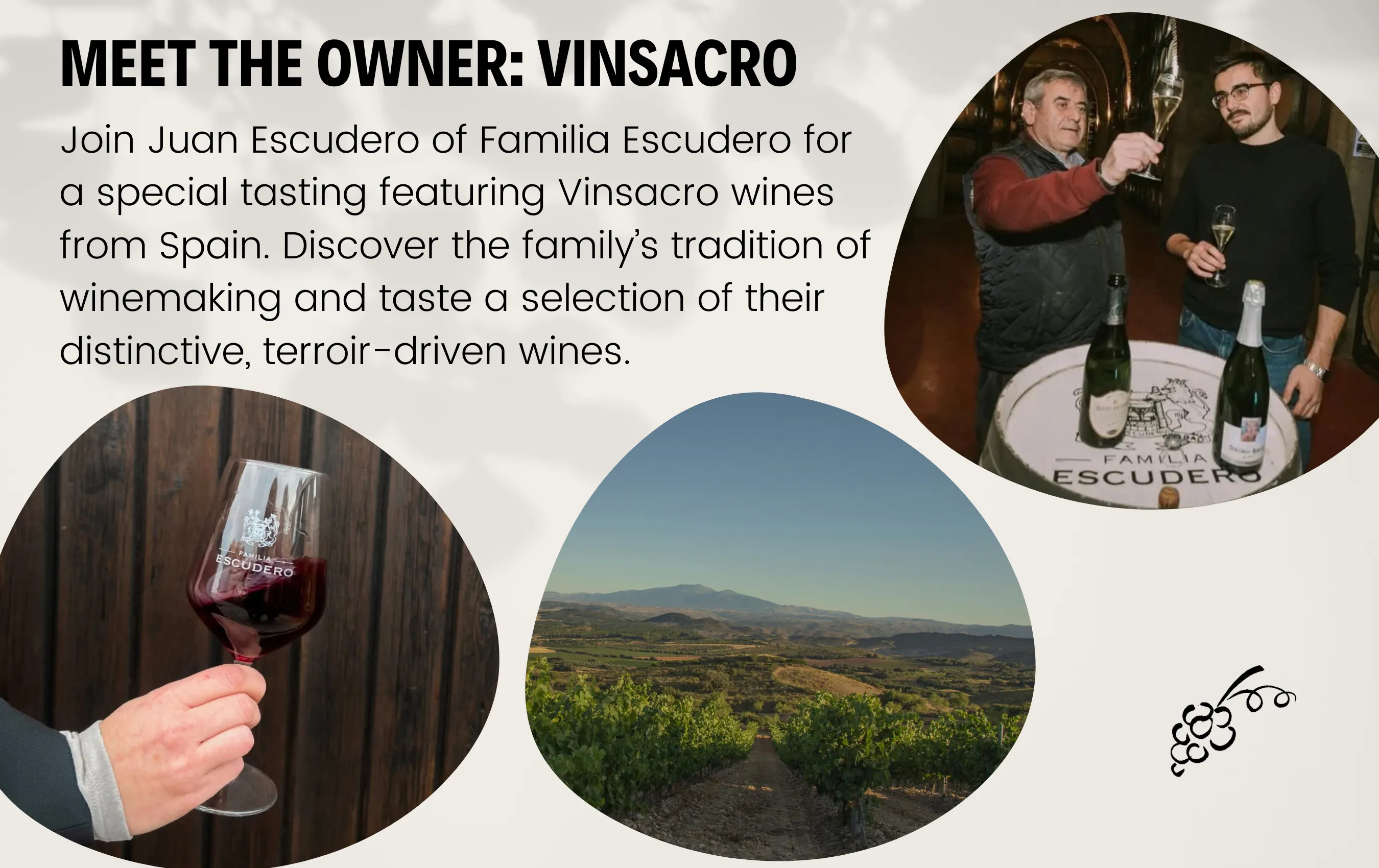 Meet The Owner Wine Tasting: Vinsacro