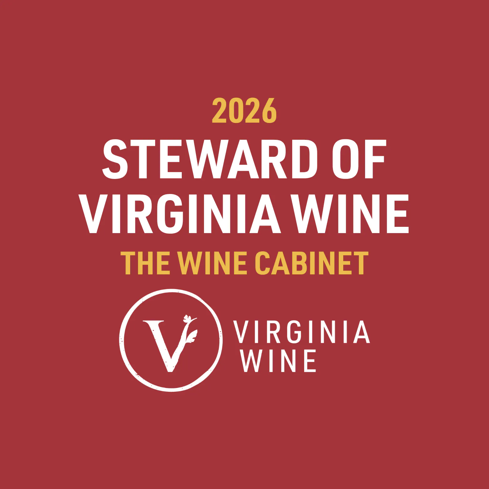 The Wine Cabinet Named a 2026 Steward of Virginia Wine