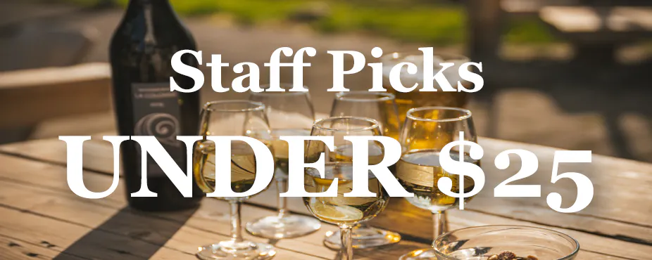 Staff Picks Under $25 at The Wine Cabinet